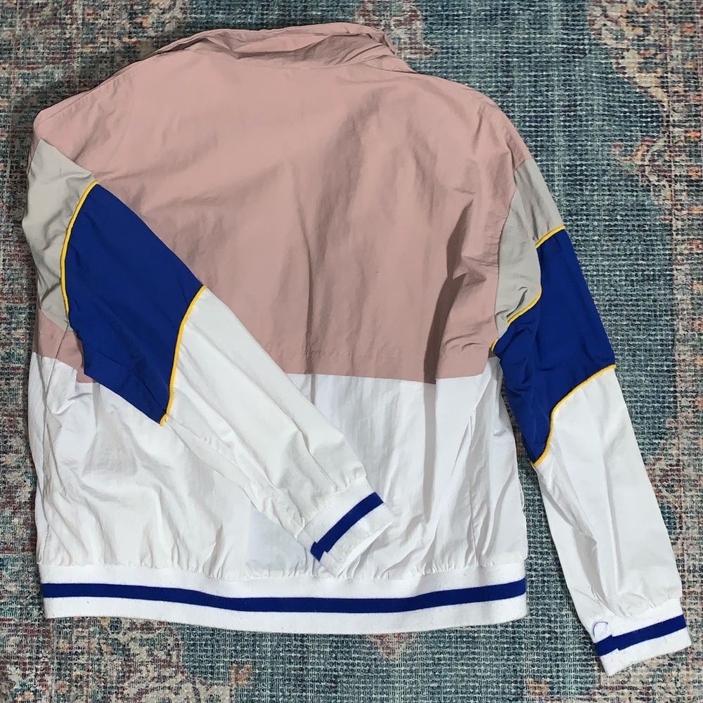 Color Blocked Wind Breaker - Picture 2 of 2